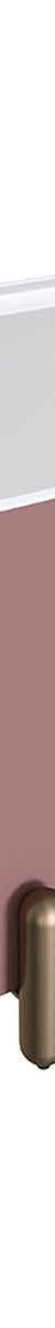 Fienza Aluca Freestanding Bath, 1500mm Matte Rouge with Brushed Copper Legs with Overflow