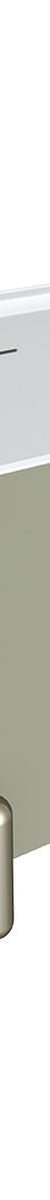 Fienza Aluca Freestanding Bath, 1700mm Matte Olive with Brushed Nickel Legs with Overflow
