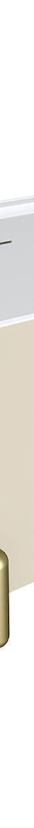 Fienza Aluca Freestanding Bath, 1700mm Matte Khaki with Urban Brass Legs with Overflow