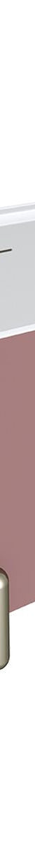 Fienza Aluca Freestanding Bath, 1700mm Matte Rouge with Brushed Nickel Legs with Overflow