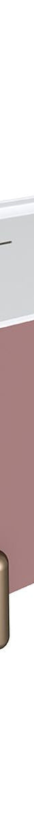 Fienza Aluca Freestanding Bath, 1700mm Matte Rouge with Brushed Copper Legs with Overflow