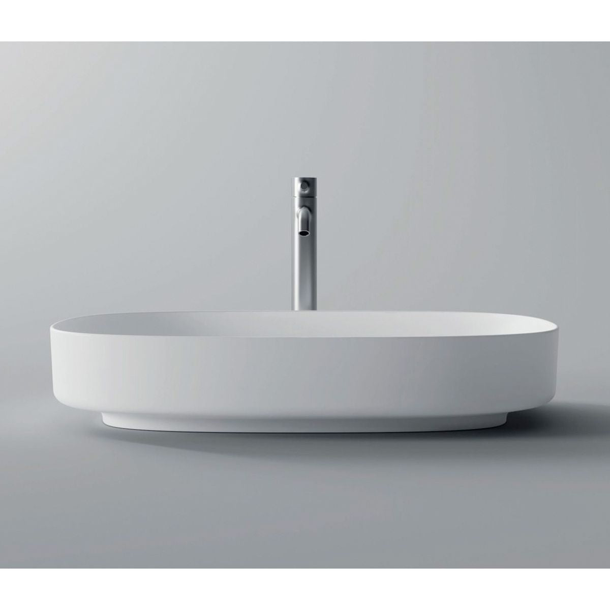 Studio Bagno Form Oval Bench Basin - Gloss White