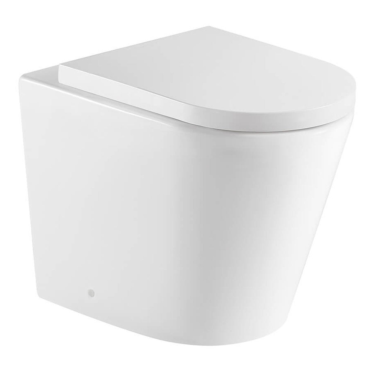 Fino WhisperFlush Gloss White Floor Pan with Thick Seat