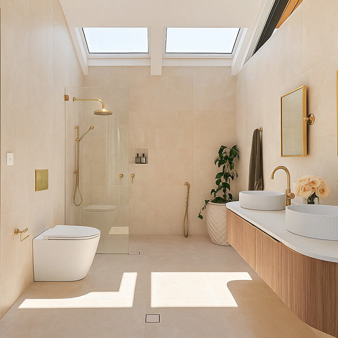 Fino WhisperFlush Matte White Floor Pan with Thin Seat
