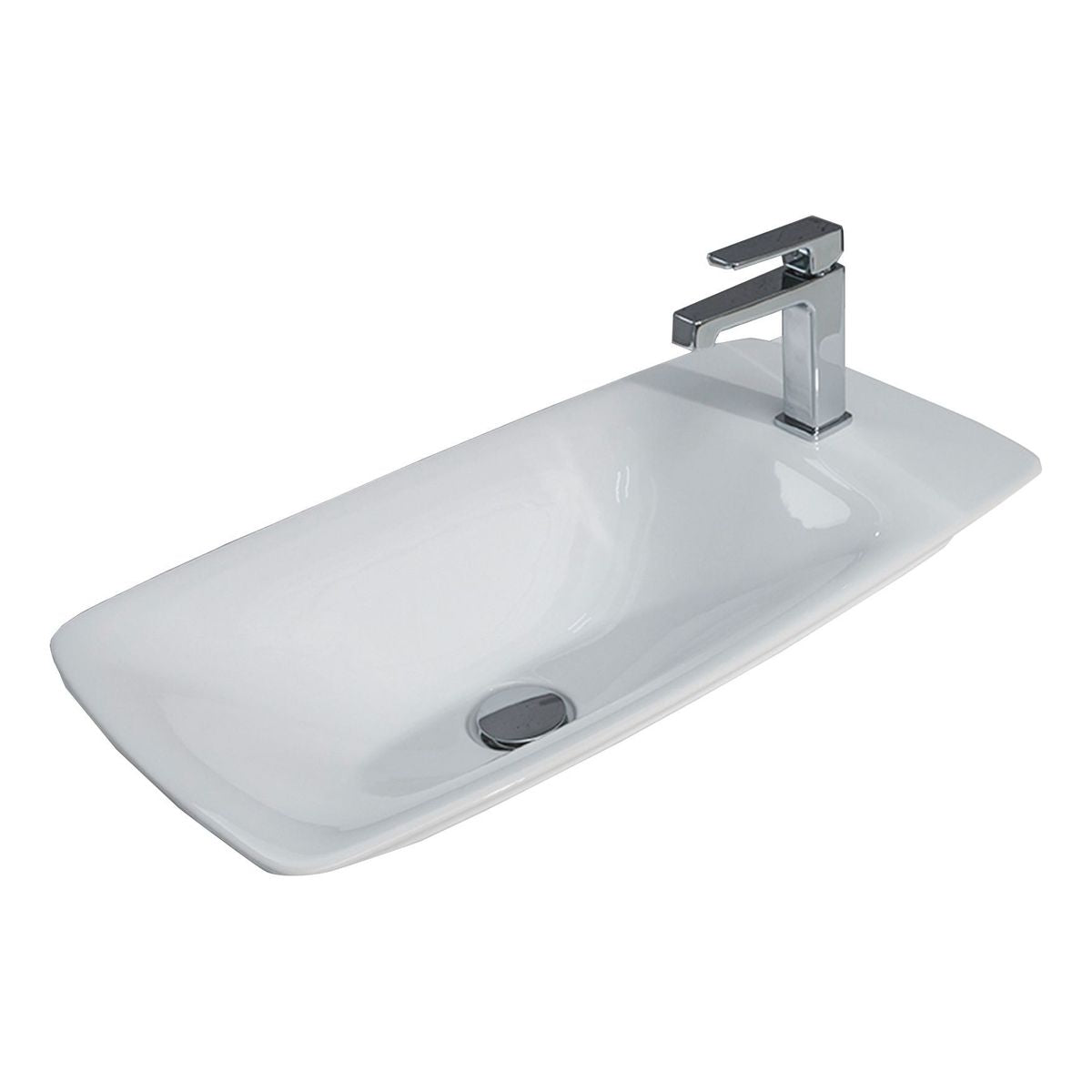 Studio Bagno Flow Inset Basin - No Taphole