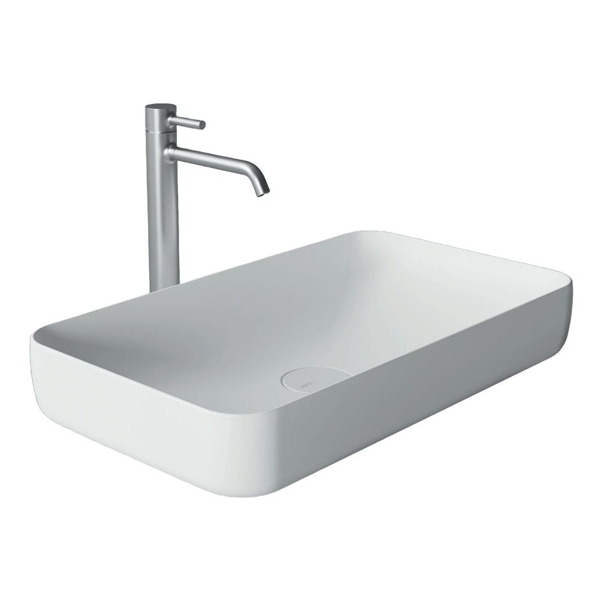 Studio Bagno Form Rectangle Bench Basin - Gloss White