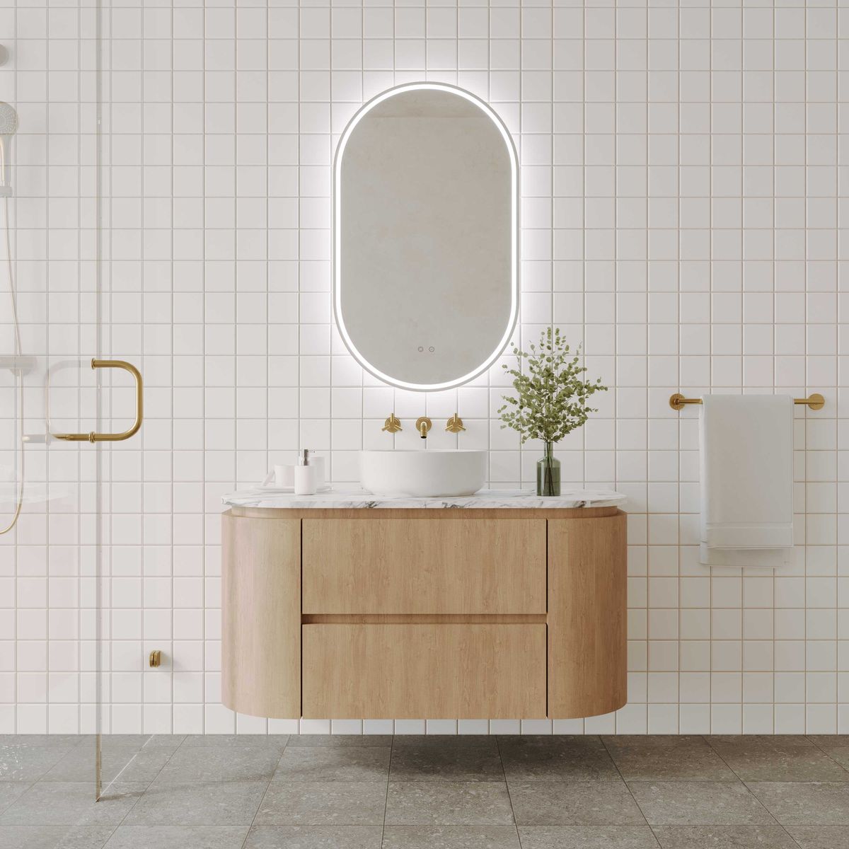 Gatsby 600 LED Mirror with Dimester - Frameless