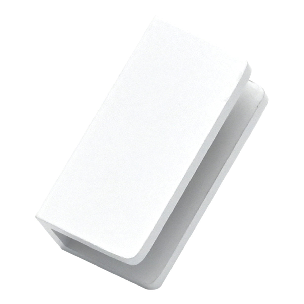 Fienza Wall Bracket for Frameless Shower Panel White