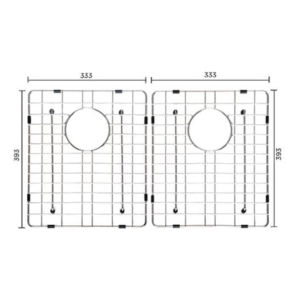 Meir Lavello Protection Grid For MKSP-D760440 (2pcs), Tiger Bronze
