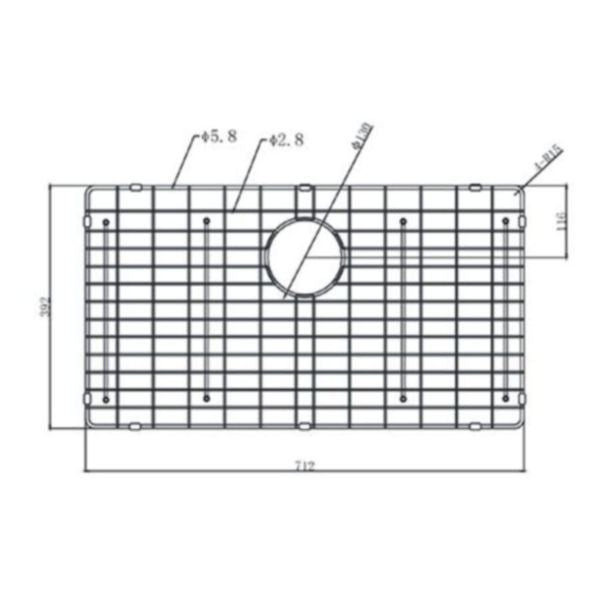 Meir Lavello Protection Grid For MKSP-S760440, Tiger Bronze