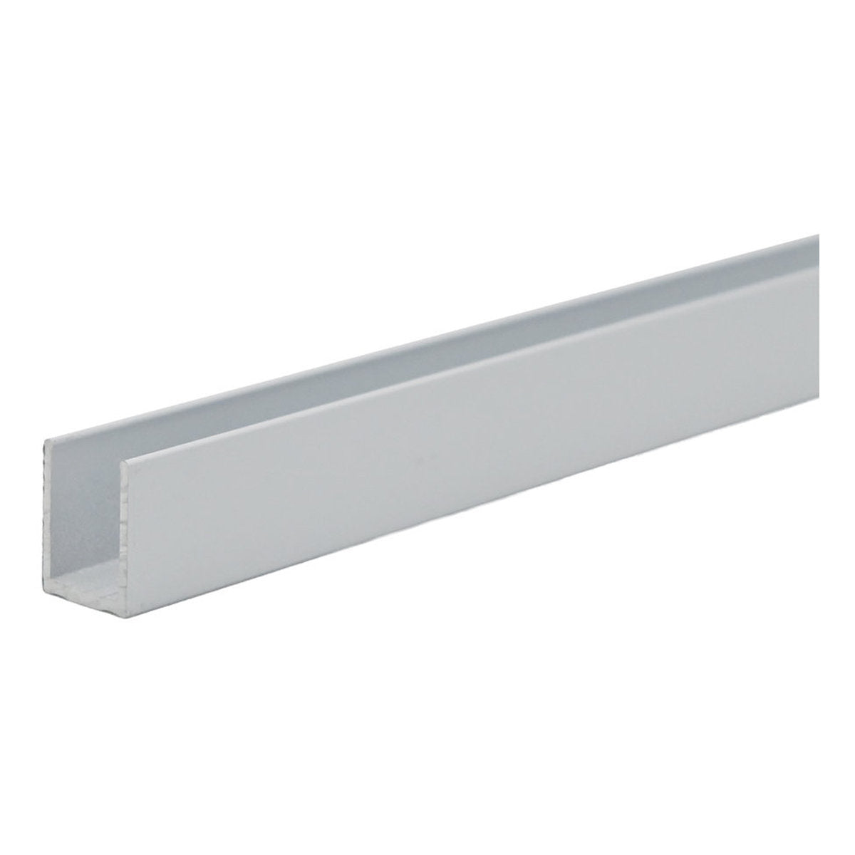 Fienza Wall Channel For Fixed Frameless Glass Shower Panel, Matte White