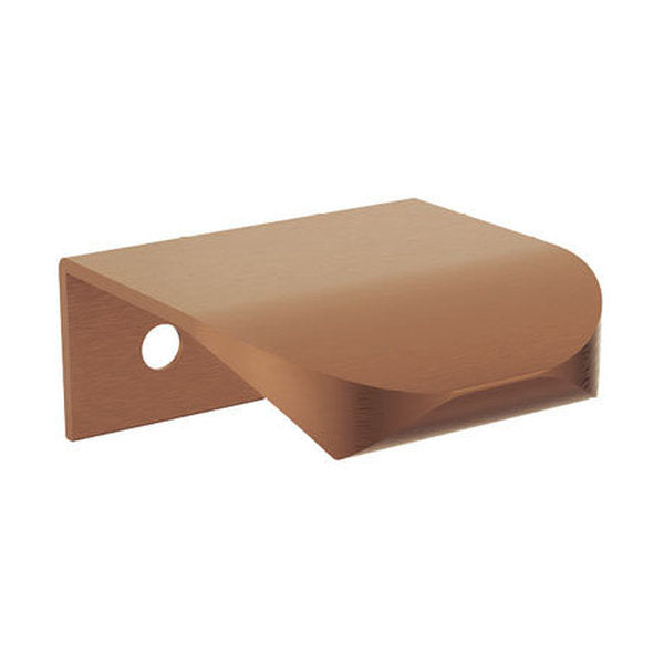 Fienza Edge 40mm Curved Pull Handle, Brushed Copper
