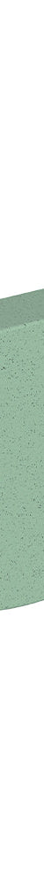 Crescent Concrete Handle, Sage