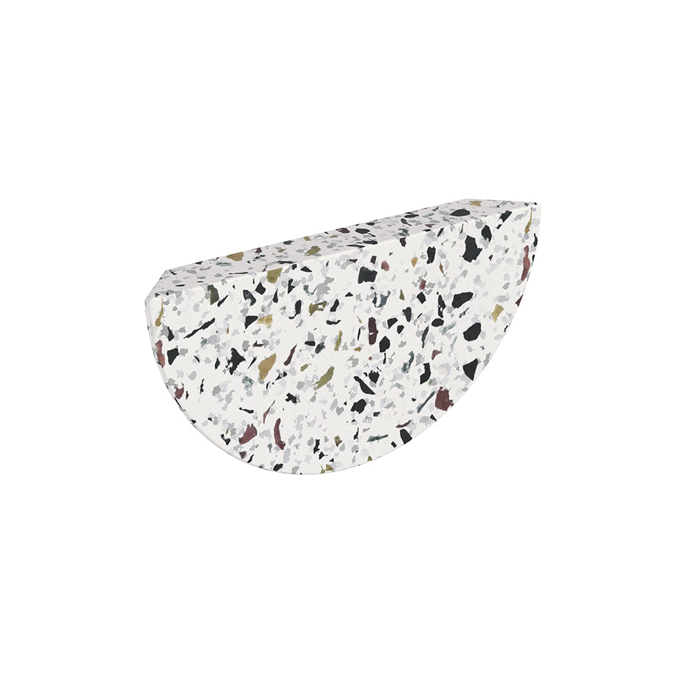 Crescent Concrete Handle, Terrazzo