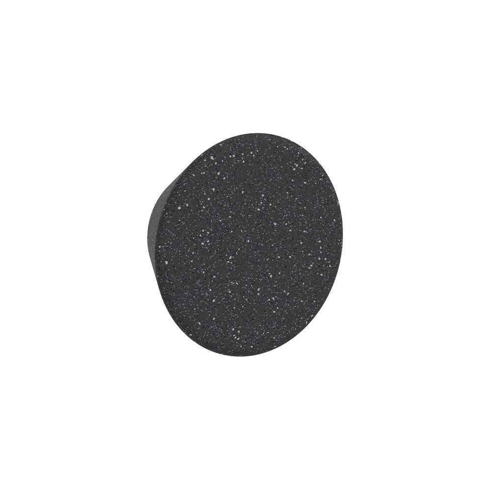 Round Concrete Knob Handle, Basalt