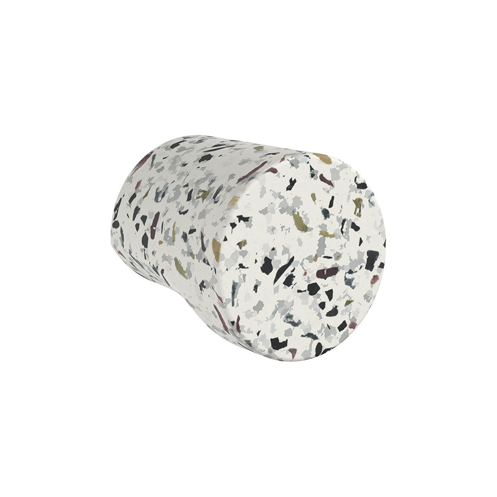 Kaya Concrete Knob Handle, Terrazzo
