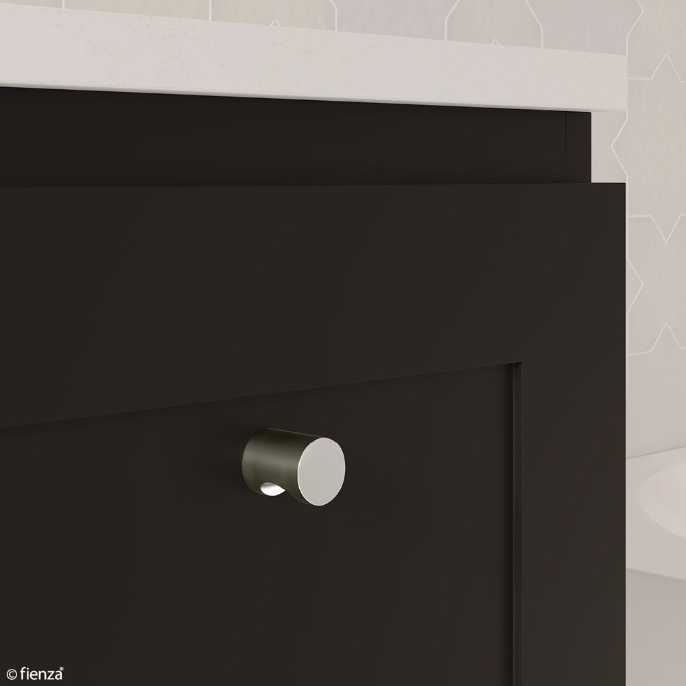 Kaya Point Knob, Brushed Nickel