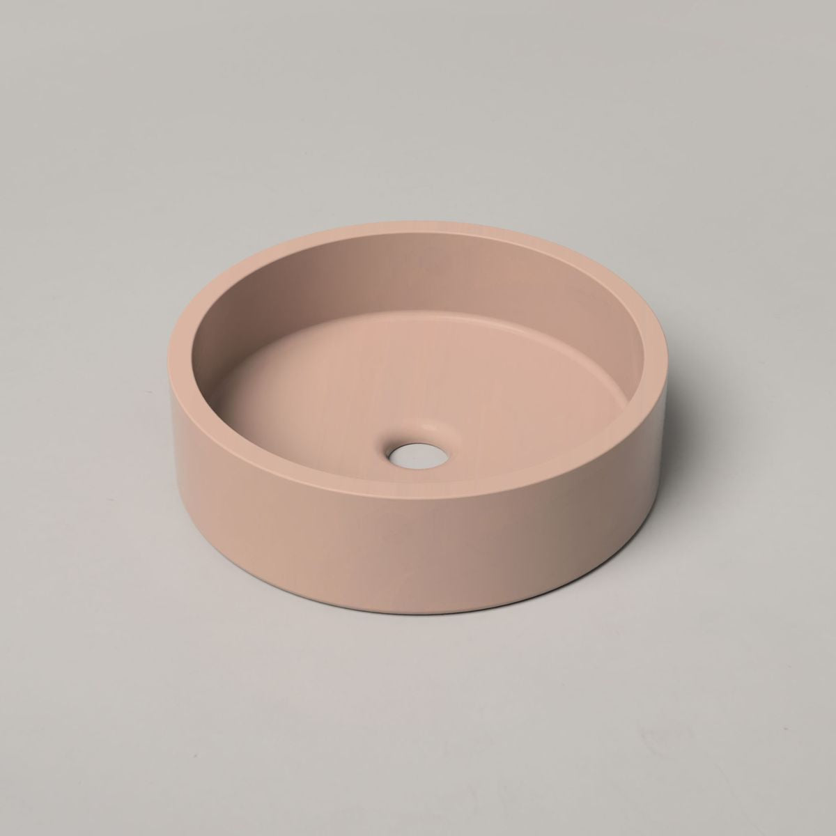 Nood Surface Mount Hoop Basin in Blush Pink