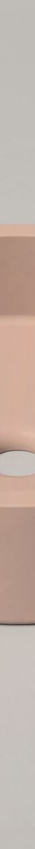 Nood Surface Mount Hoop Basin in Blush Pink