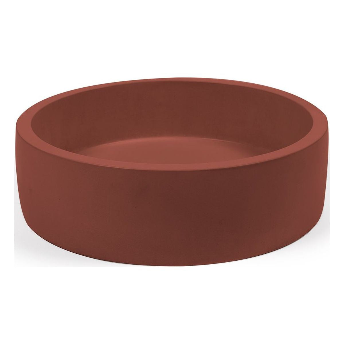 Nood Surface Mount Hoop Basin in Clay