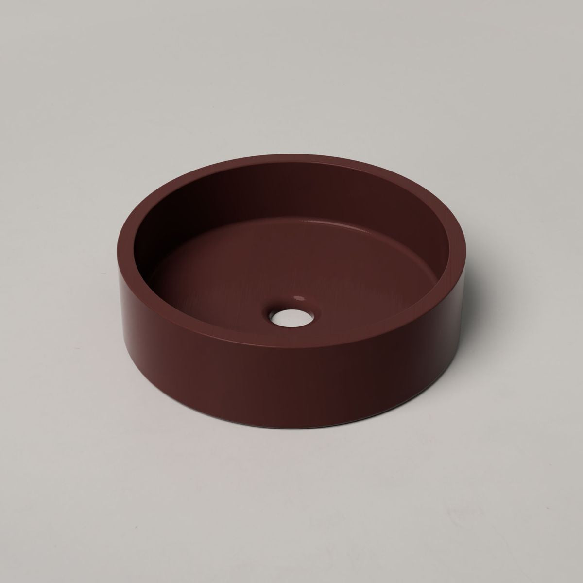 Nood Surface Mount Hoop Basin in Clay
