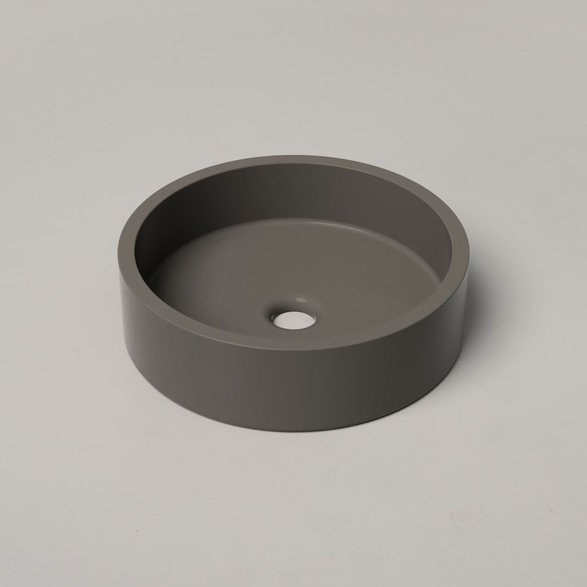 Nood Surface Mount Hoop Basin in Mid Tone Grey