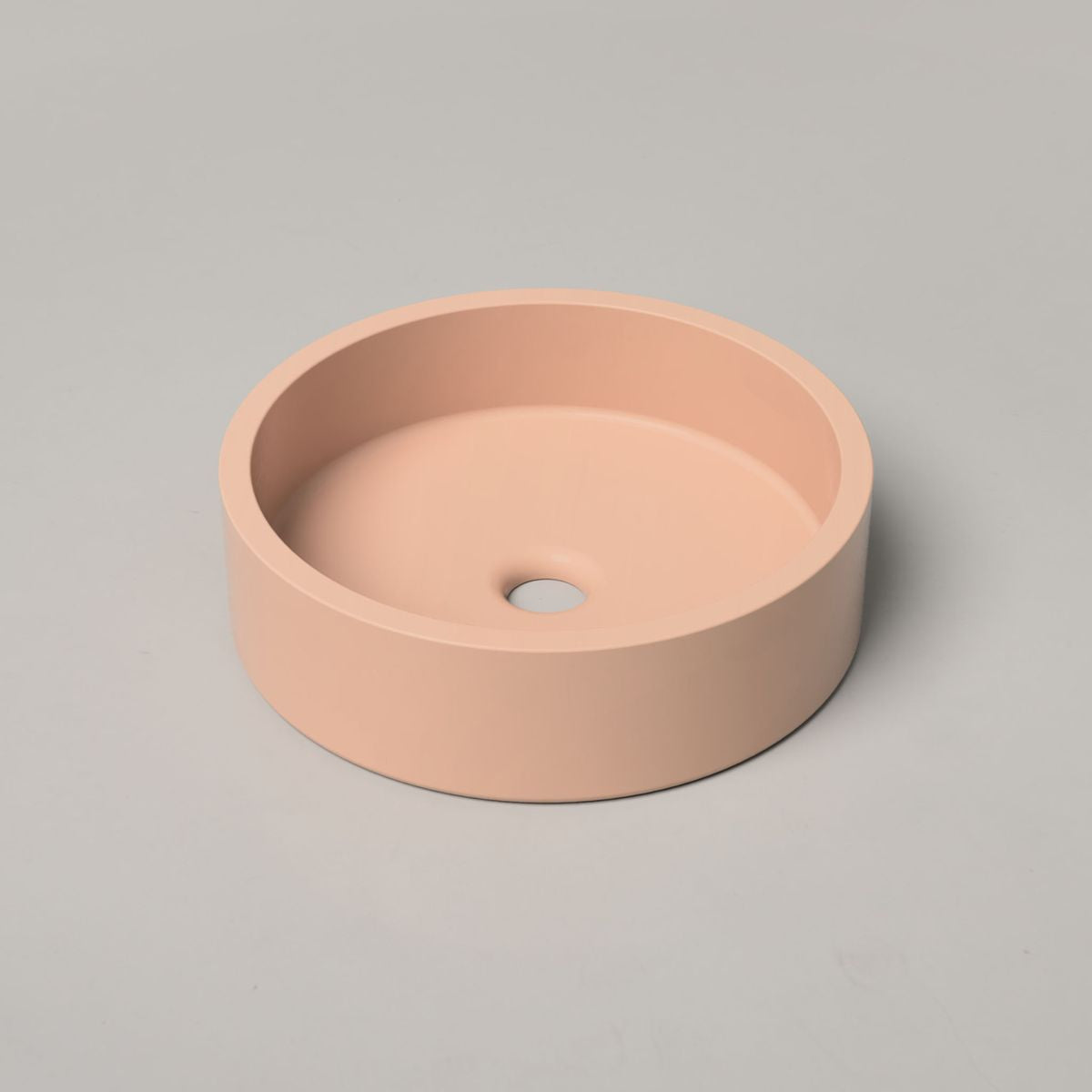 Nood Surface Mount Hoop Basin in Pastel Peach