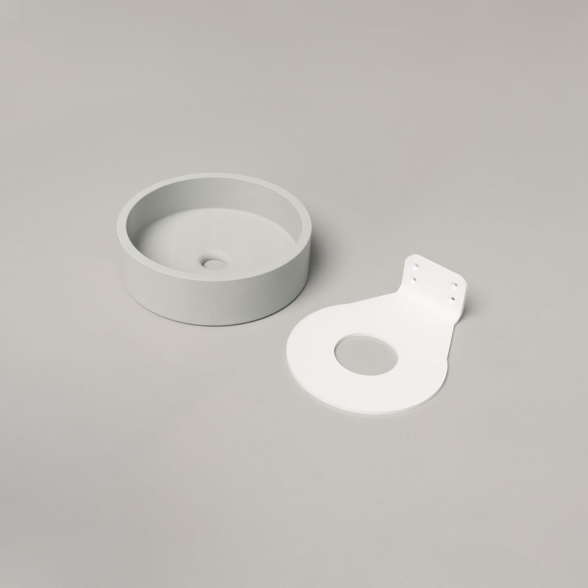 Nood Wall Mount Hoop Basin in Cloud