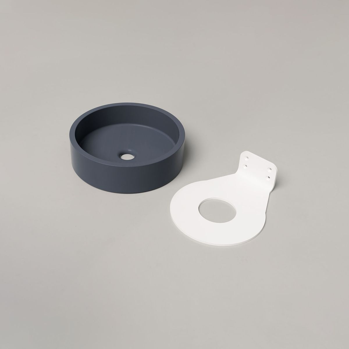 Nood Wall Mount Hoop Basin in Copan Blue