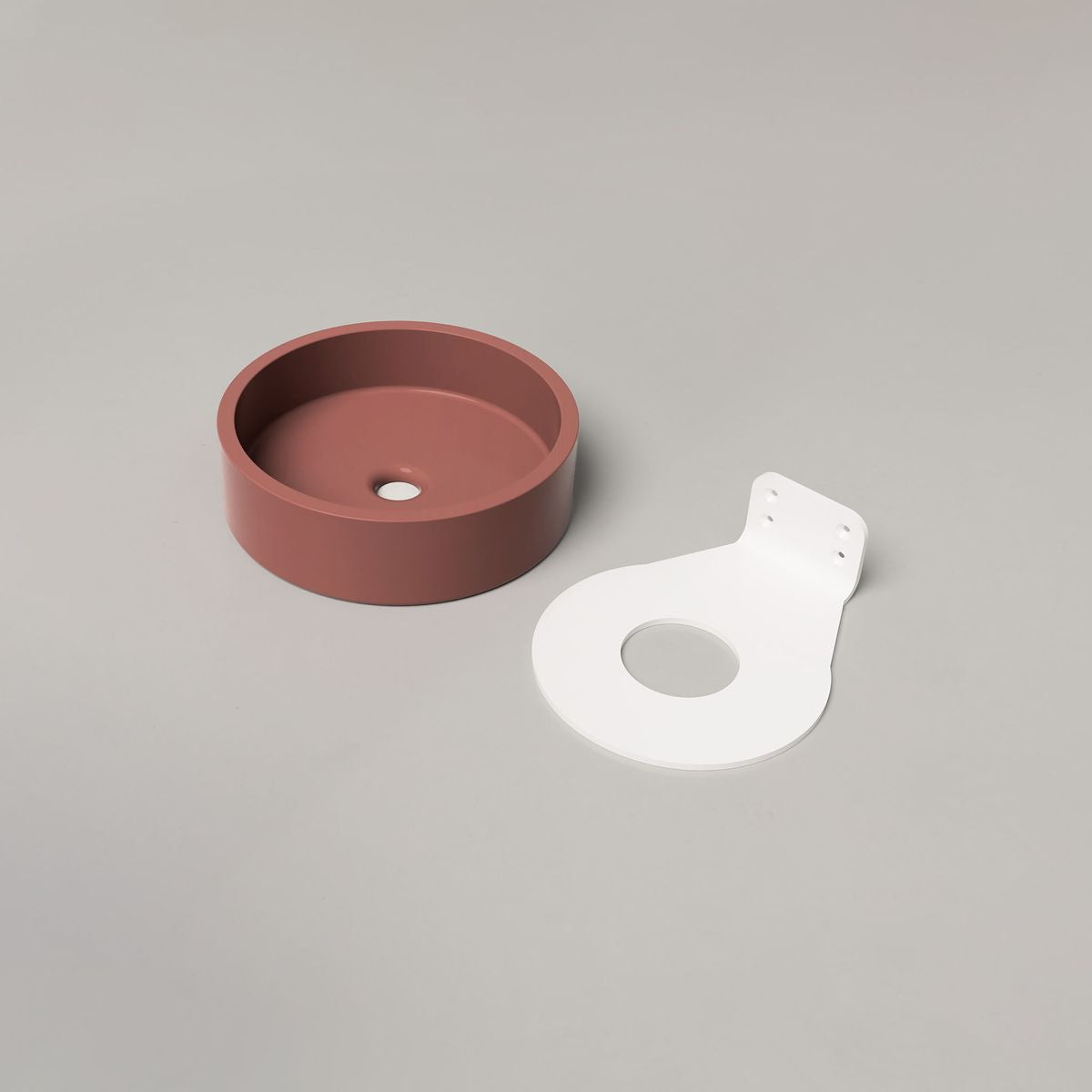 Nood Wall Mount Hoop Basin in Musk
