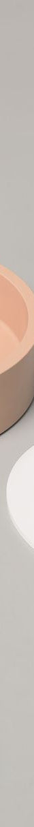 Nood Wall Mount Hoop Basin in Pastel Peach