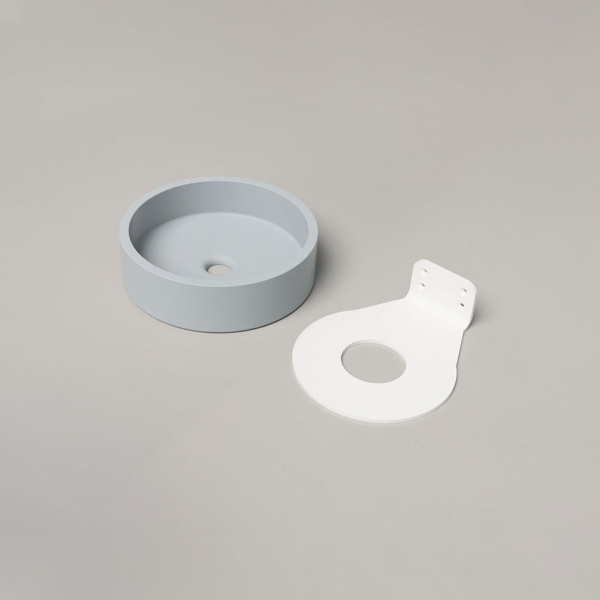 Nood Wall Mount Hoop Basin in Powder Blue