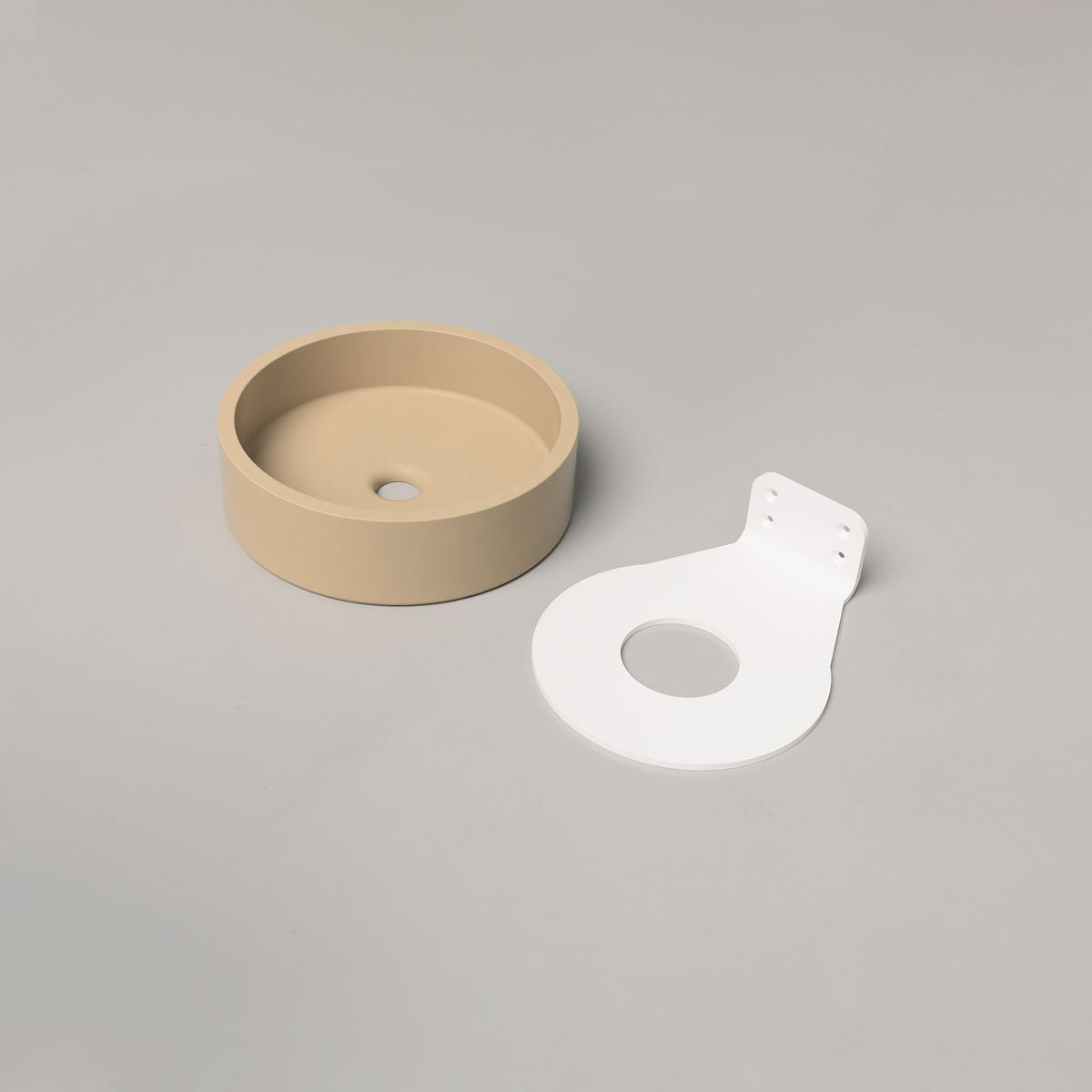 Nood Wall Mount Hoop Basin in Sand
