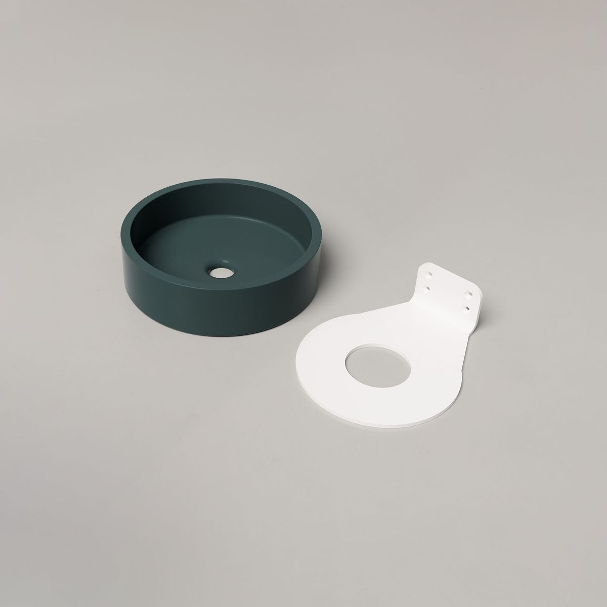Nood Wall Mount Hoop Basin in Teal