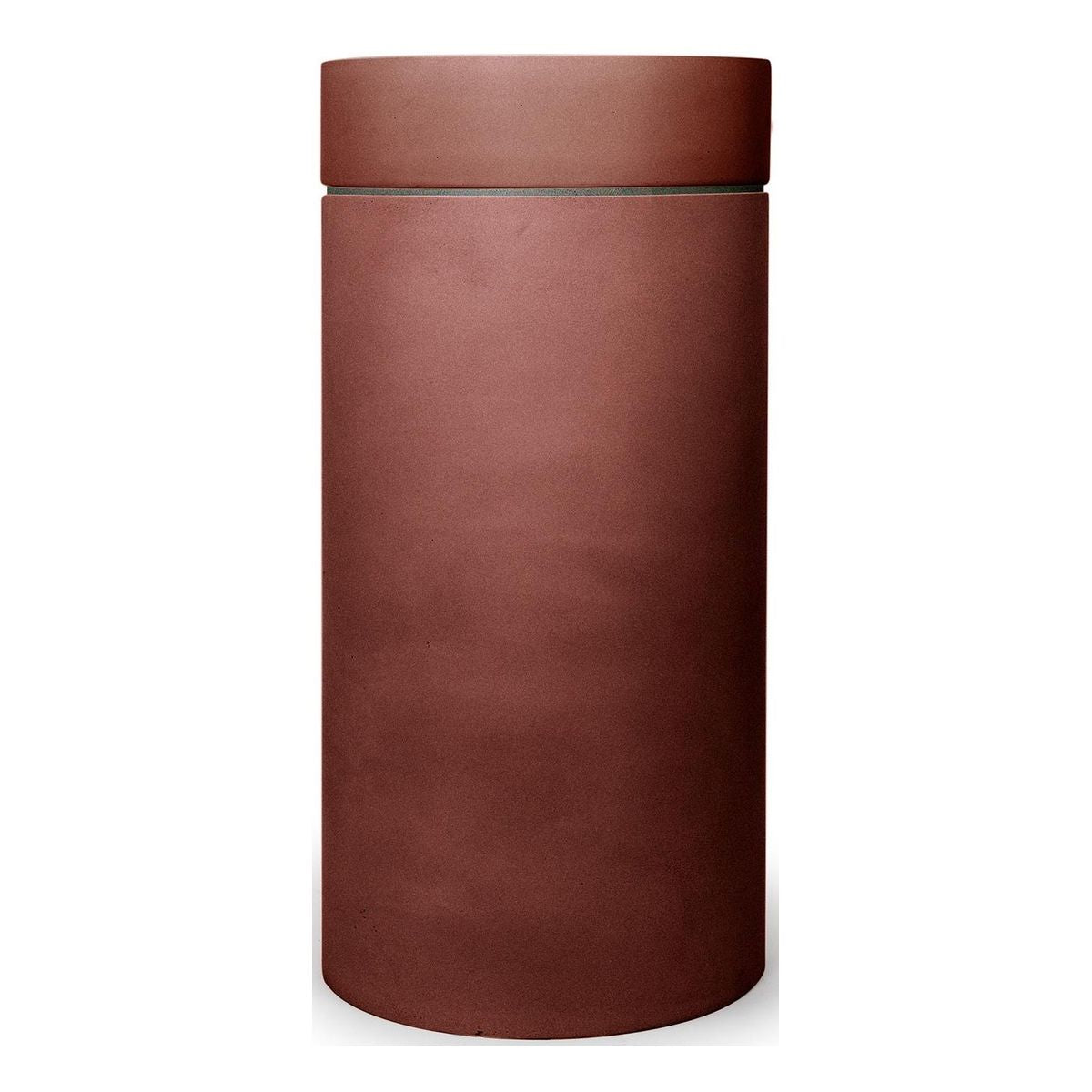 Nood Cylinder Hoop Basin in Clay