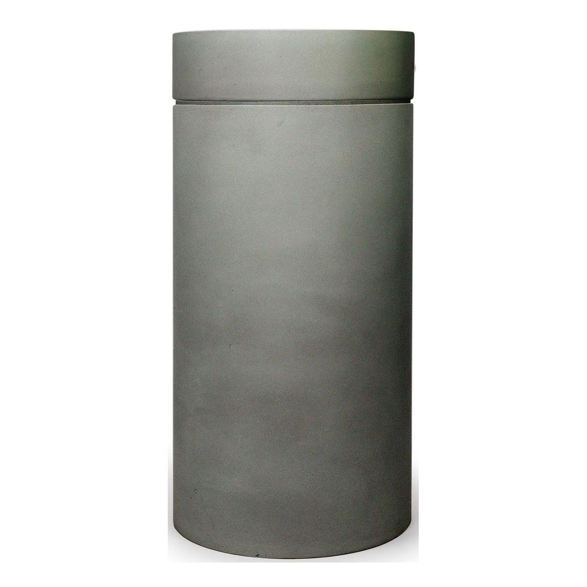 Nood Cylinder Hoop Basin in Mid Tone Grey