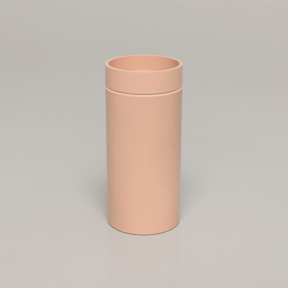 Nood Cylinder Hoop Basin in Pastel Peach
