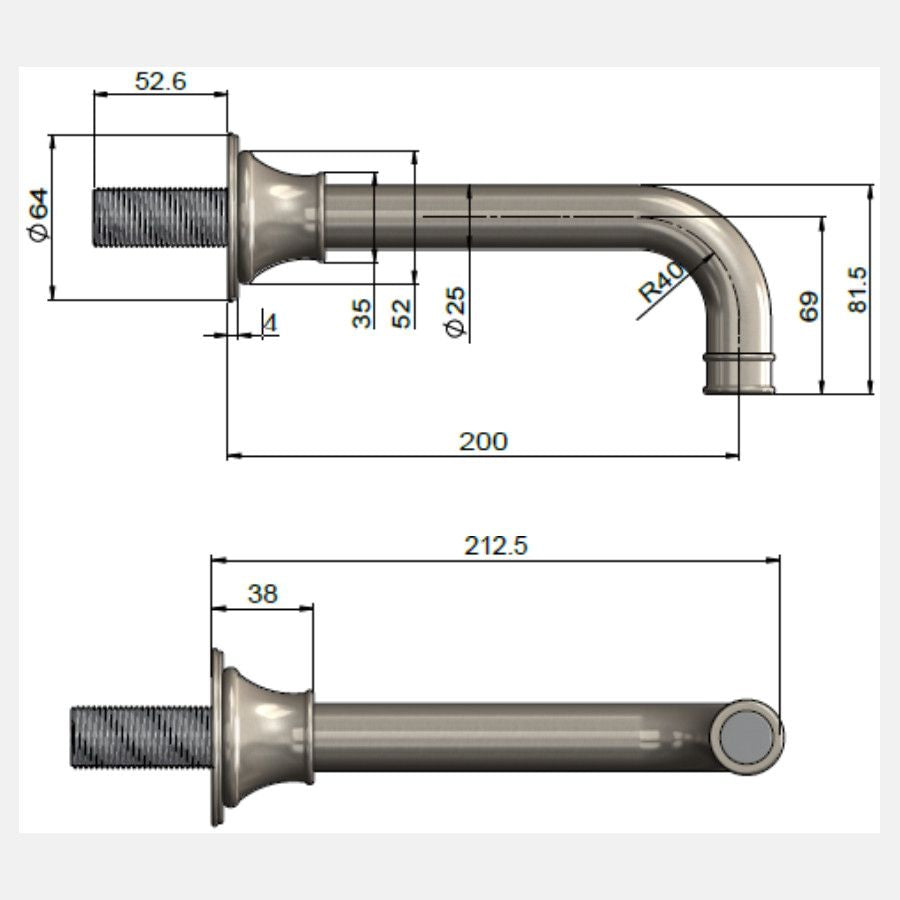 Harrington Wall Spout