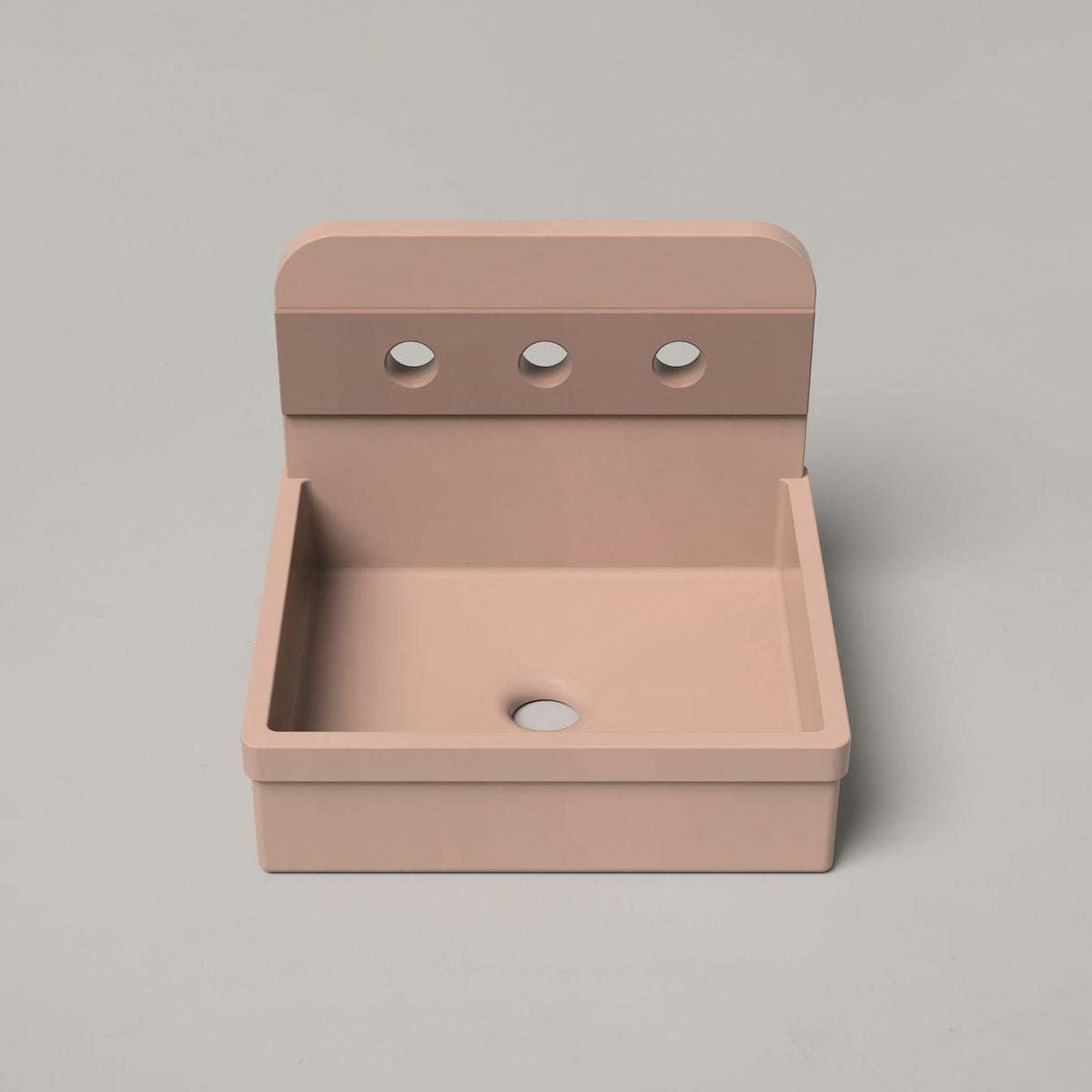 Nood Surface Mount Herbert Basin in Two Tone in Blush Pink
