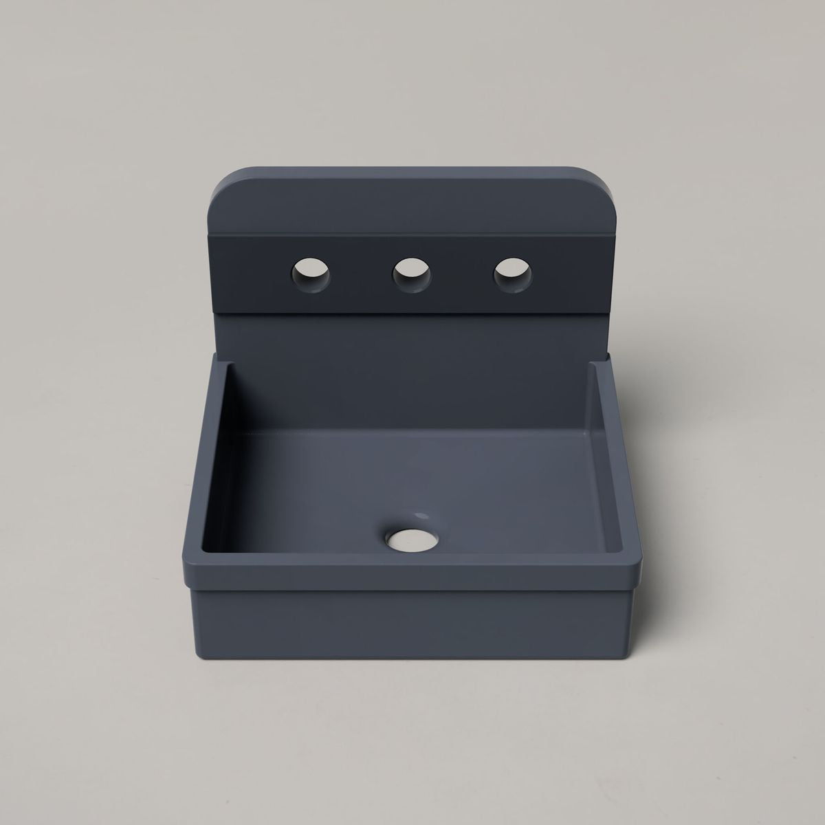 Nood Surface Mount Herbert Basin in Two Tone in Copan Blue