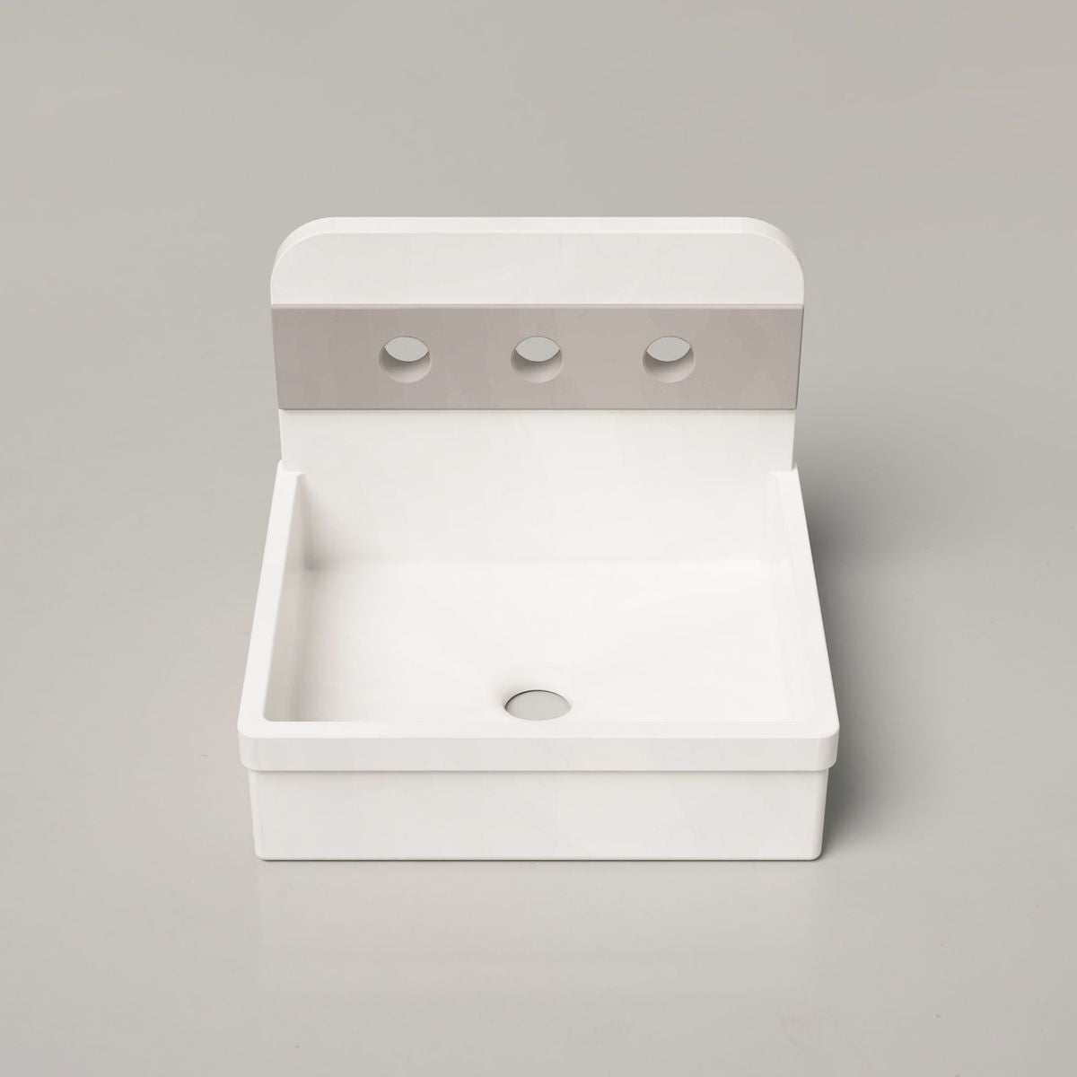 Nood Surface Mount Herbert Basin in Two Tone in Ivory