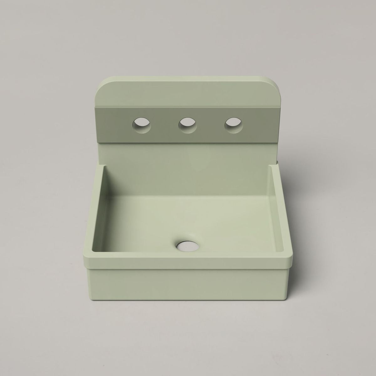 Nood Surface Mount Herbert Basin in Two Tone in Mint