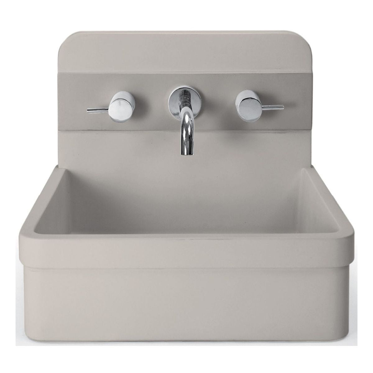 Nood Surface Mount Herbert Basin in Two Tone in Mushroom