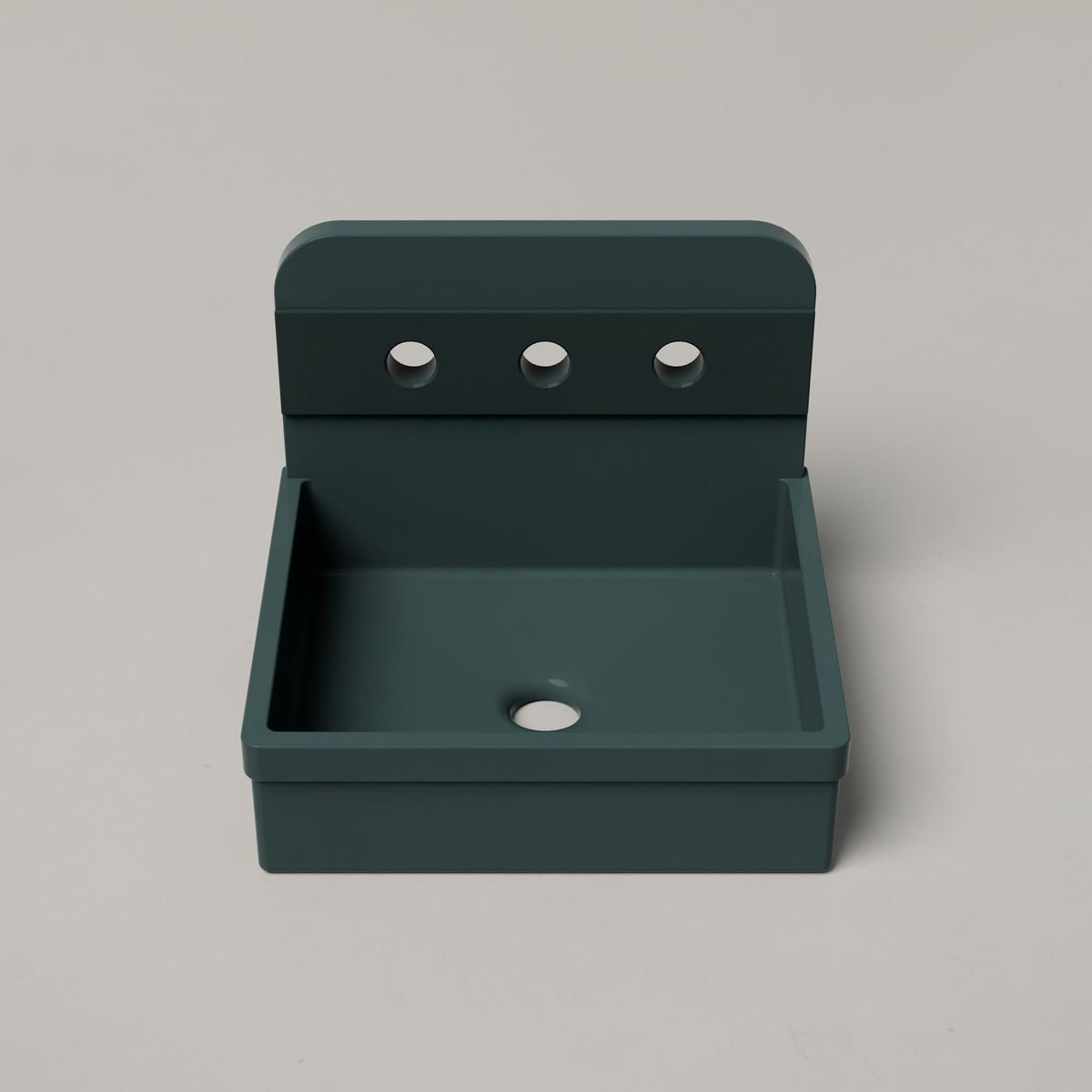 Nood Surface Mount Herbert Basin in Two Tone in Teal