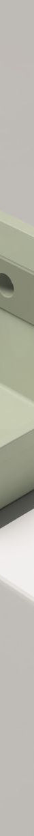 Nood Wall Mount Herbert Basin in Two Tone in Mint