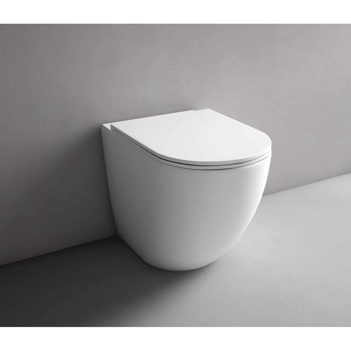 Hyde Rimless Wall Faced Pan - Complete