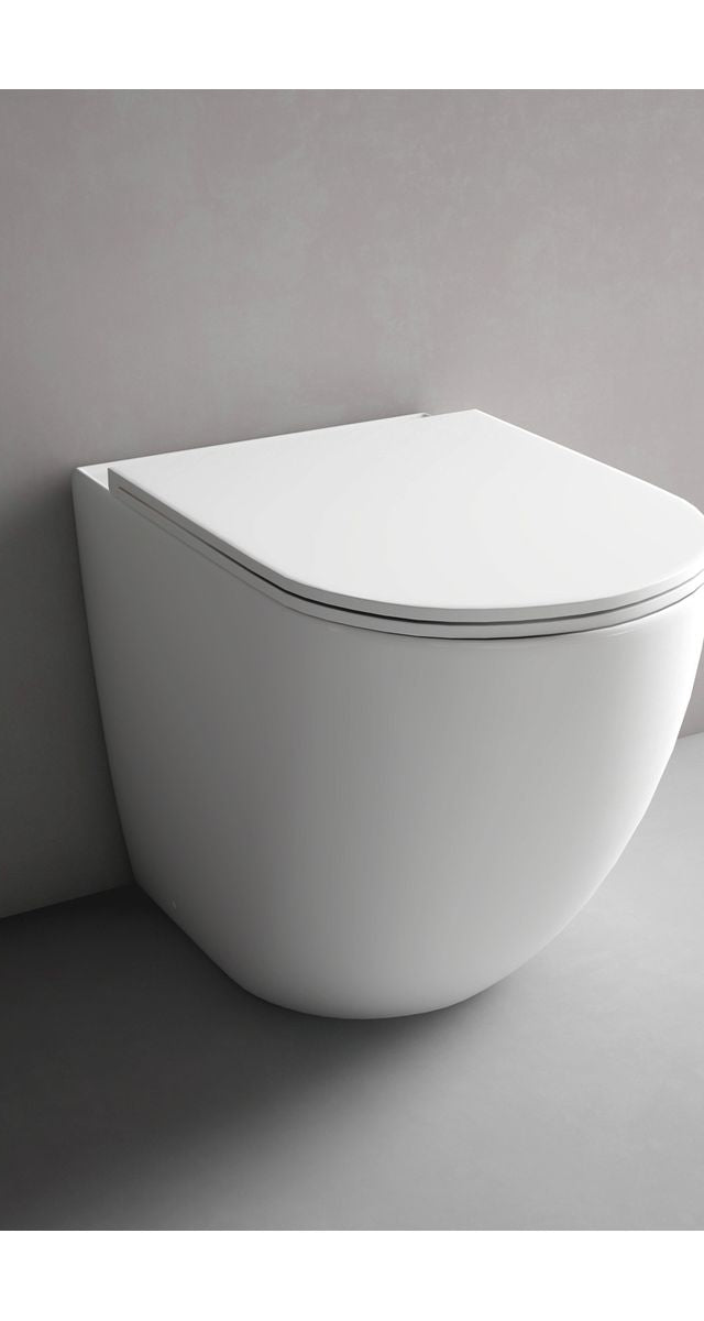 Hyde Rimless Wall Faced Pan - Complete