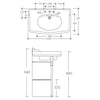 Studio Bagno Impero 100 Console - 1 Taphole