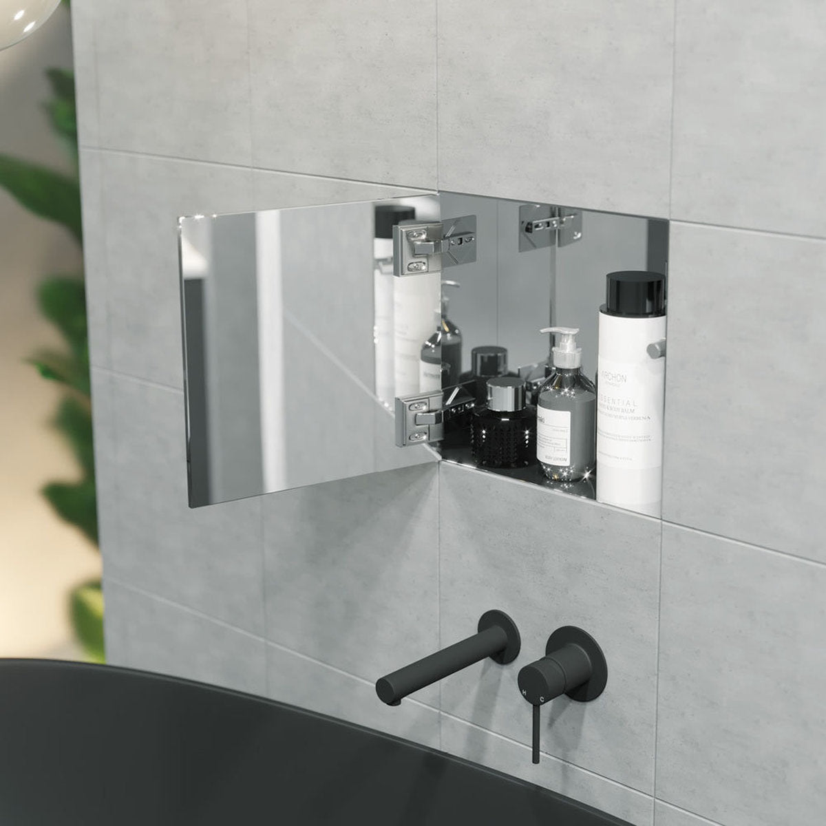 Fienza Invisicab Concealed Bathroom Cabinet, 300x300mm
