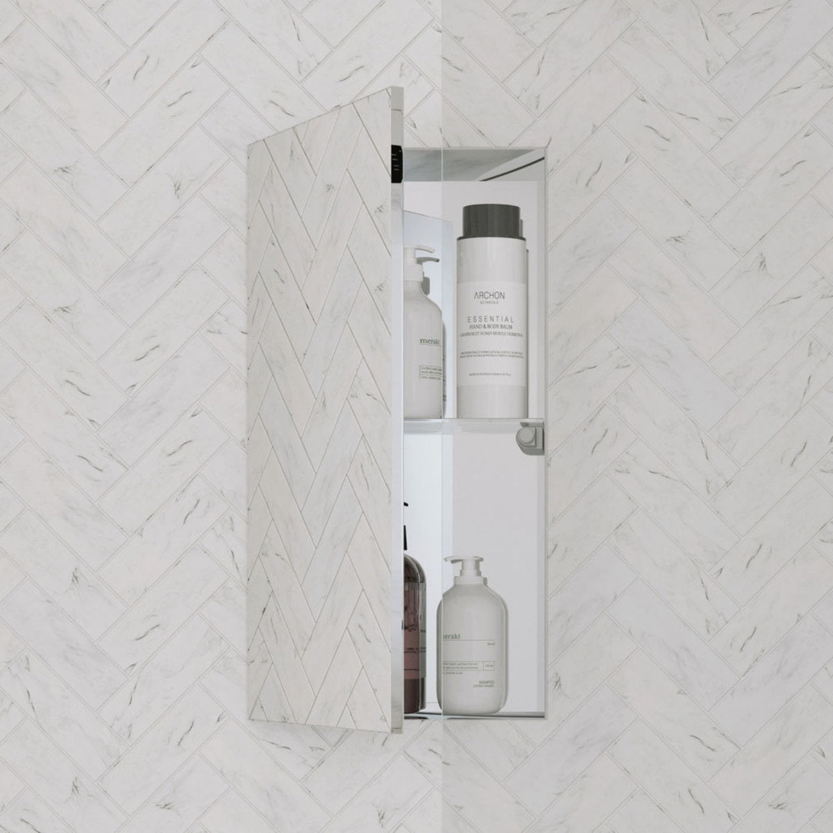 Fienza Invisicab Concealed Bathroom Cabinet, 600x300mm
